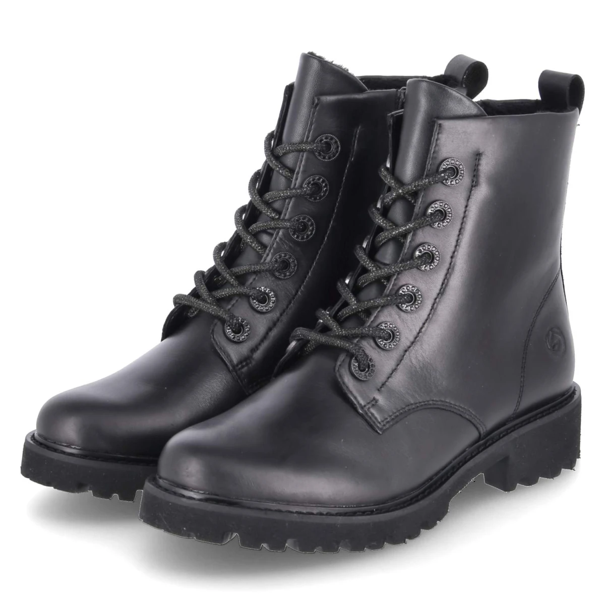 RemonteSchnürboots - schwarz