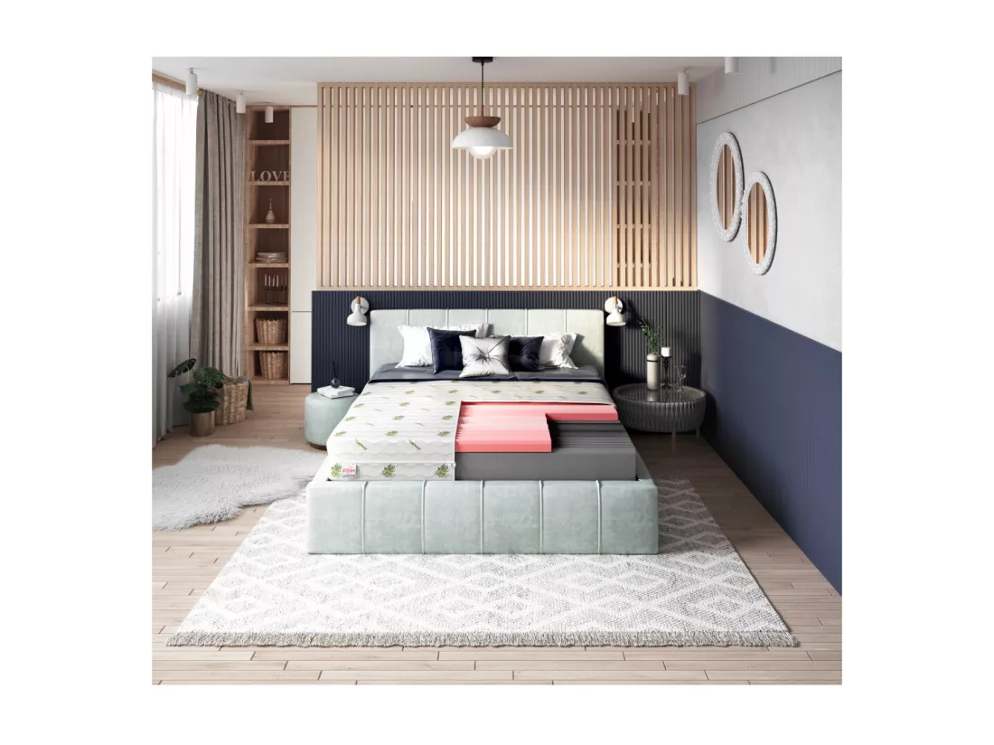 Matelas Select - Mousse haute résilience HR - Epaisseur 14cm 140 x 190 cm cm