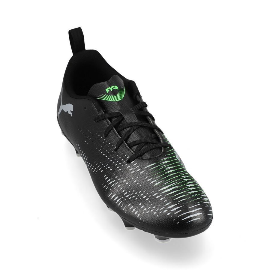 PUMA Future 8 Play FG/AG Eclipse - Noir/Cool Light Gray/Vert Enfant