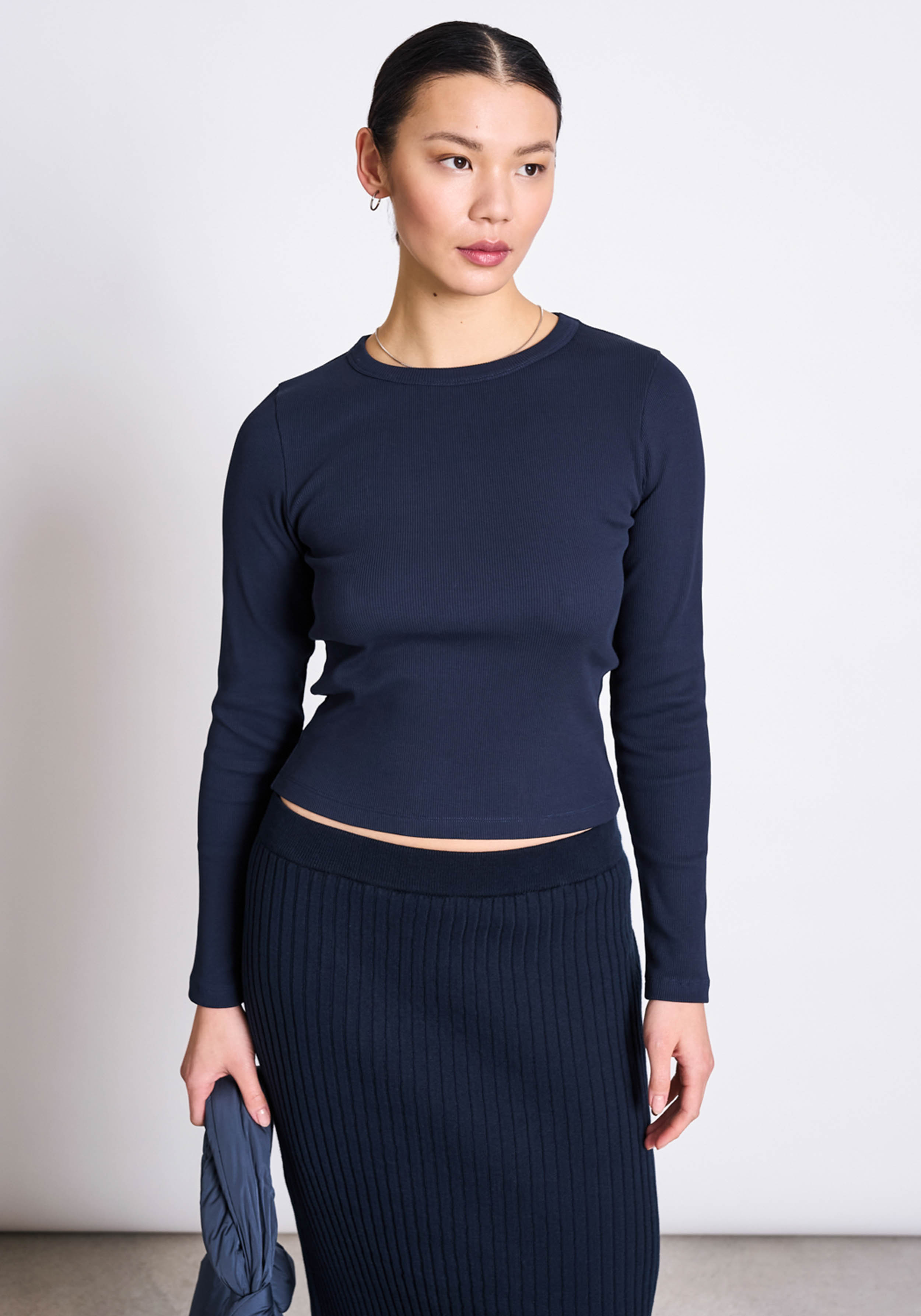 Jan 'n June Longsleeve Shirt Muri Rib Nightfall