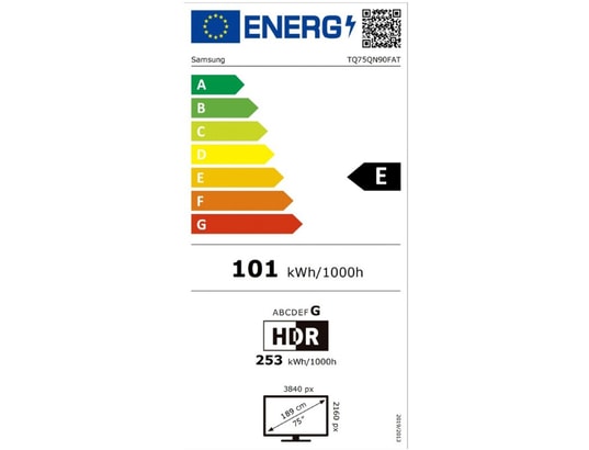 SAMSUNG - TV Neo QLED 4K 189 cm TQ75QN90F - 120Hz - Vision AI 2025