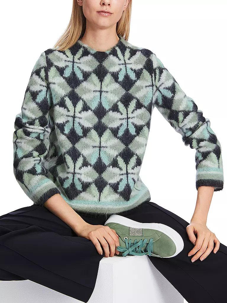 MARC CAIN Pullover grün