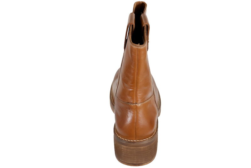 COPENHAGEN SHOES SAY MORE STØVLE I BRUNT GLAT SKIND