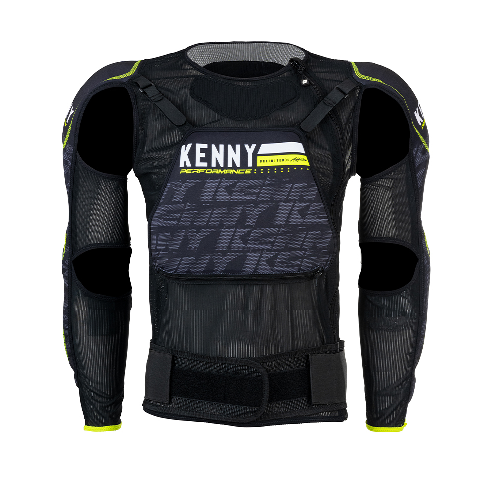 Kenny - Gilet de protection Performance Ultimate Noir / Jaune