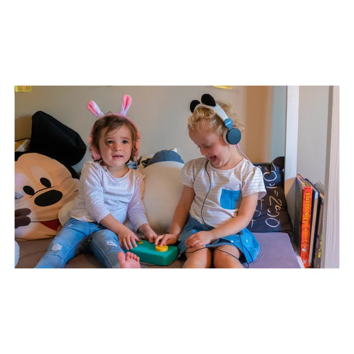 Kidywolf Casque audio filaire enfant Lapin | Rose