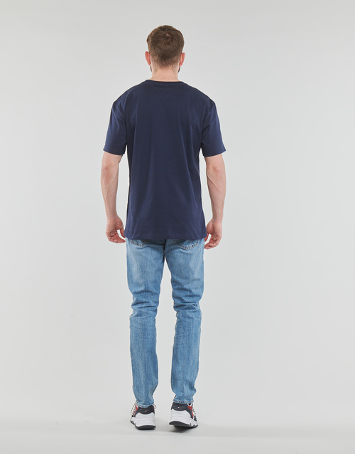 Tommy Jeans - TJM CLASSIC LINEAR LOGO TEE - Marine
