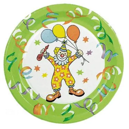 Hosti International Partyteller Clown Jester, 10 Stück