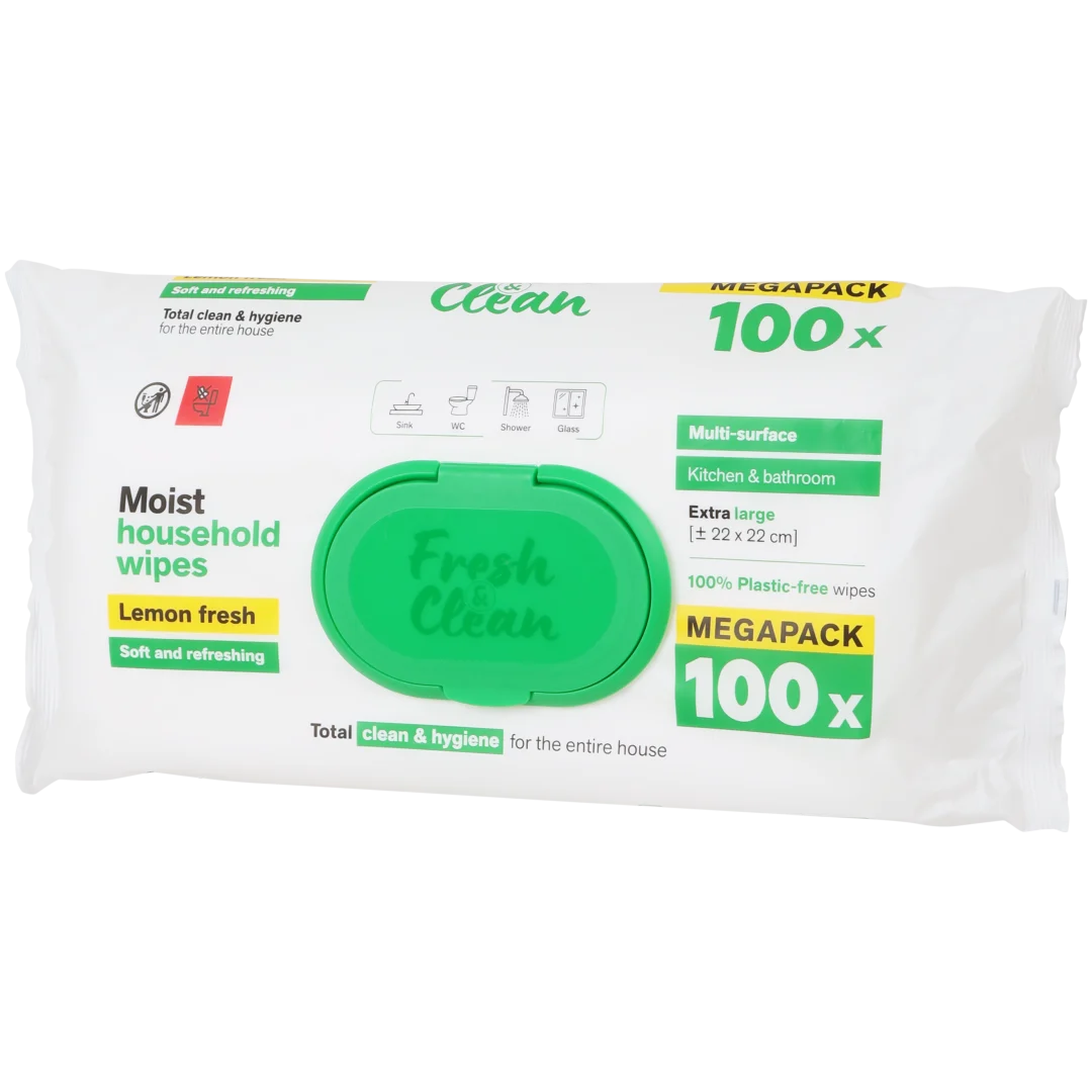 Lingettes nettoyantes humides