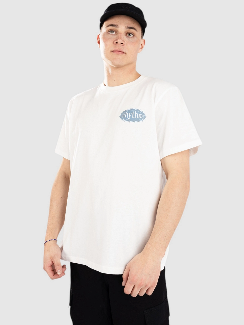 Rhythm Ritmo Printed T-Shirt vintage white