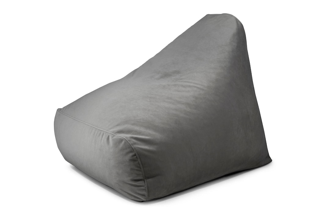Sitzsack SMOOTH 100 x 85 cm grau