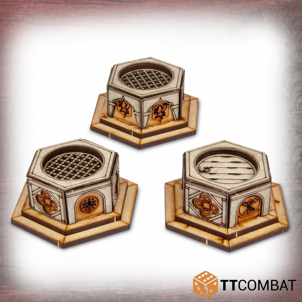 Streets of Venice - Venetian Hexagonal Wells