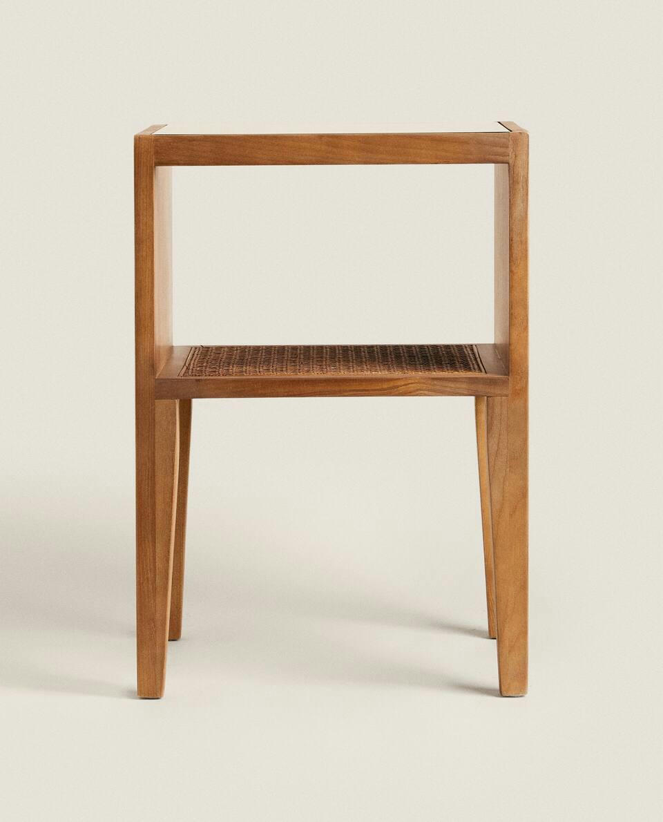 MESA DE CABECEIRA DE MADEIRA