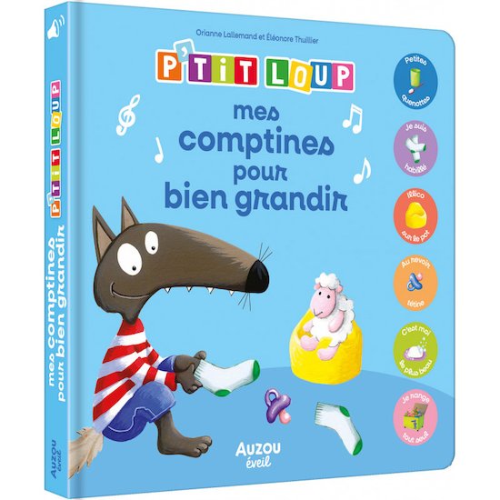 Mes Comptines pour bien grandir avec P'tit Loup   de               AUZOU