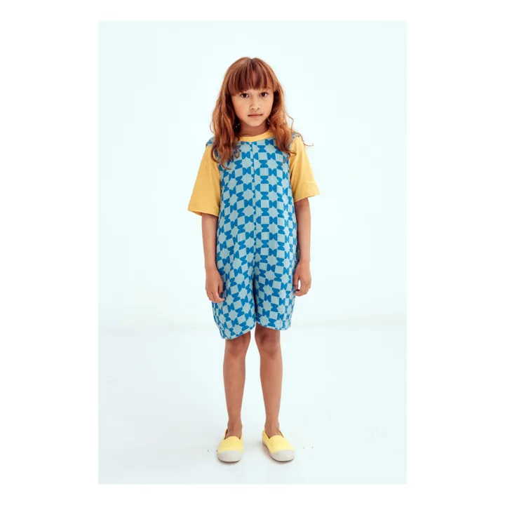 Repose AMS Combishort Coton Bio Yoyo | Bleu