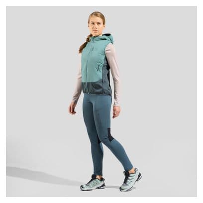 Gilet Hybride Femme Odlo Ascent Vert/Gris