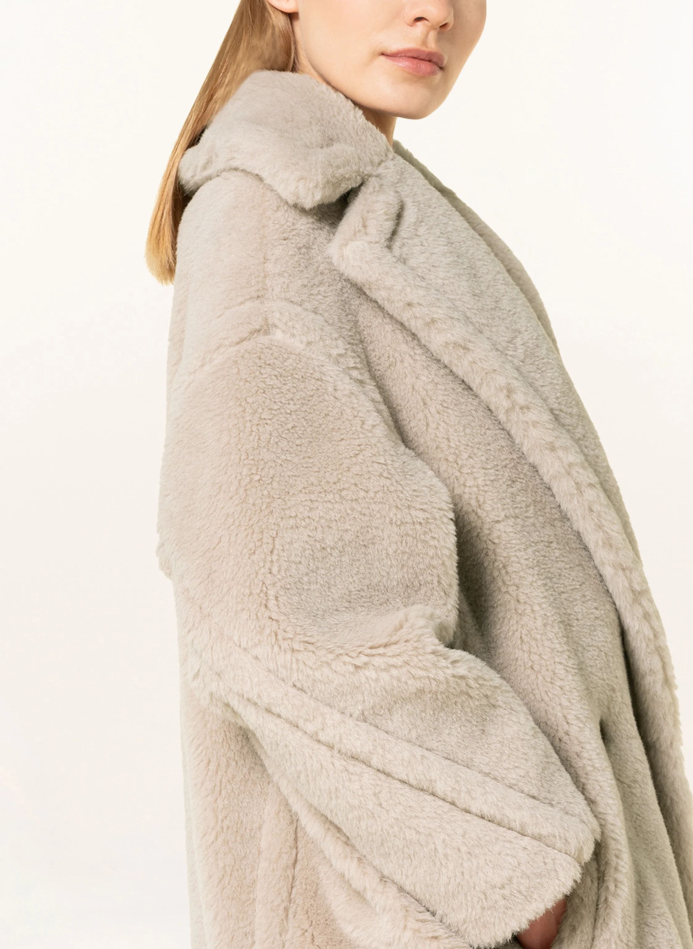 Max Mara Teddyfell-Mantel TEDGIRL mit Alpaka