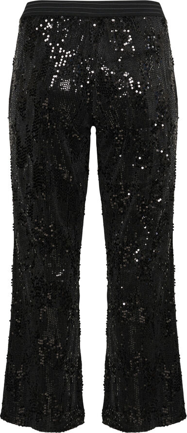 Kaffe Curve KCnicoleen Sequin Pants Black deep