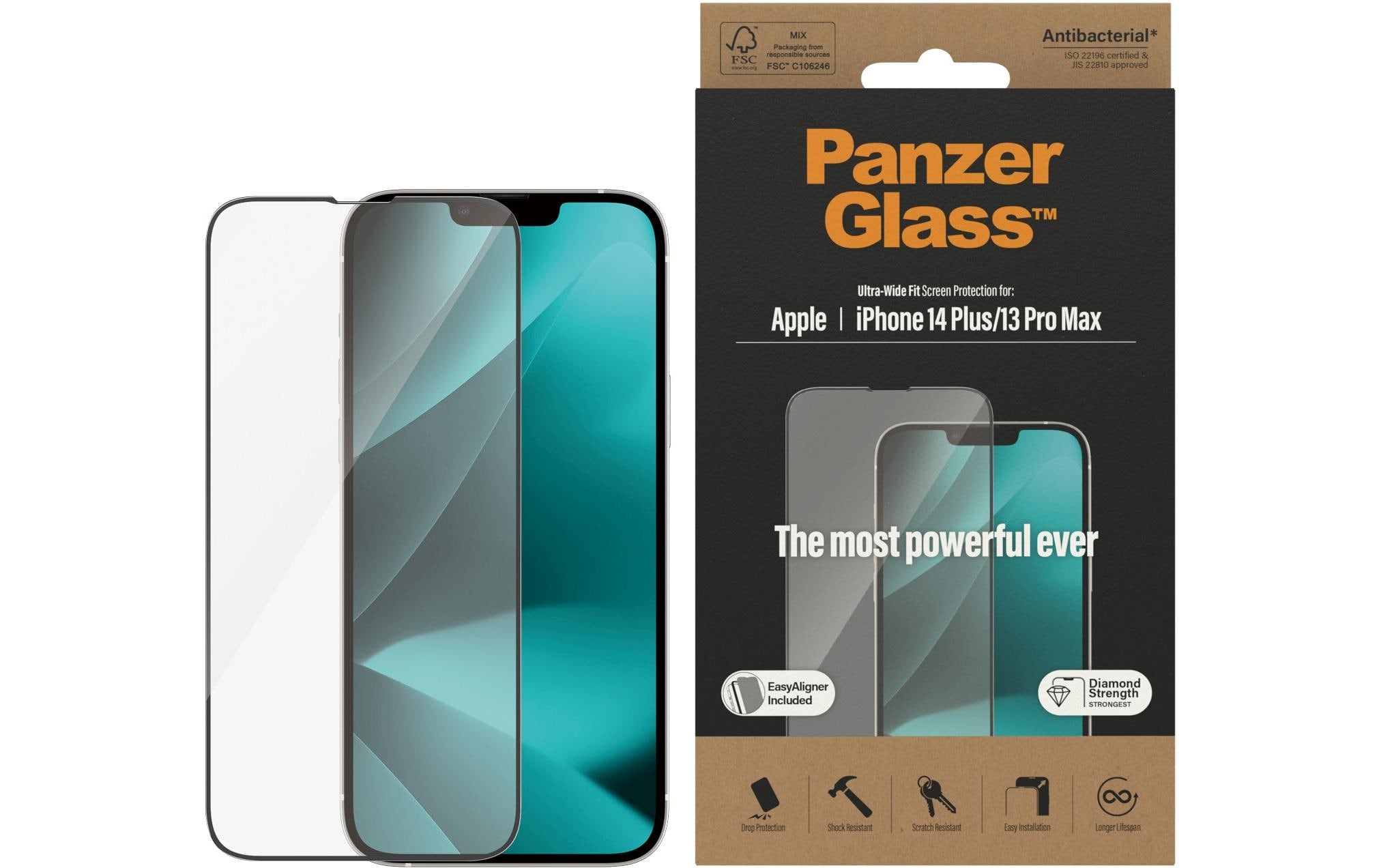 PanzerGlass Displayschutzglas »Ultra« für iPhone 13 Pro Max, iPhone 14 Plus 1 Stk. tlg.