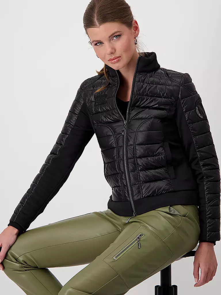 MONARI Steppjacke  schwarz