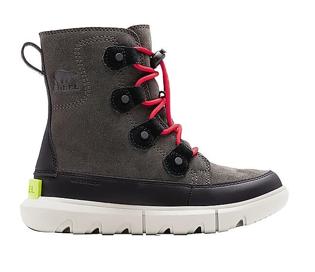 SOREL - CHAUSSURE CHAUDE YOUTH SOREL EXPLORER LACE WP BLAC