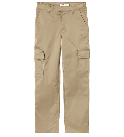 Name It Bukser - NkfRose - WeatheRød Teak