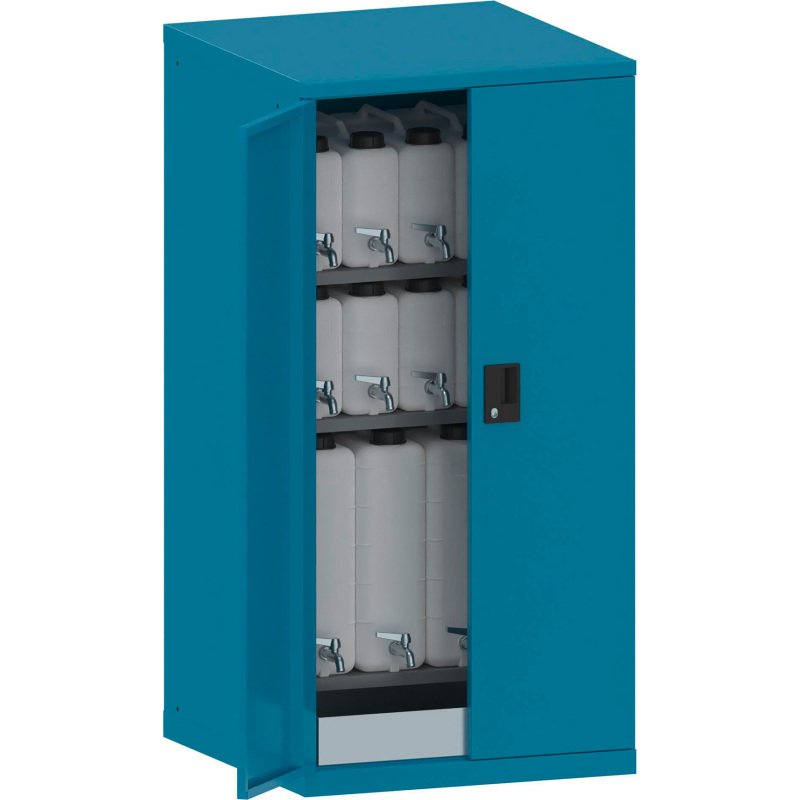 Armoire à 2 portes battantes pleines pour liquides H 145 x L 71,7 x P 75,3 cm Key Lock