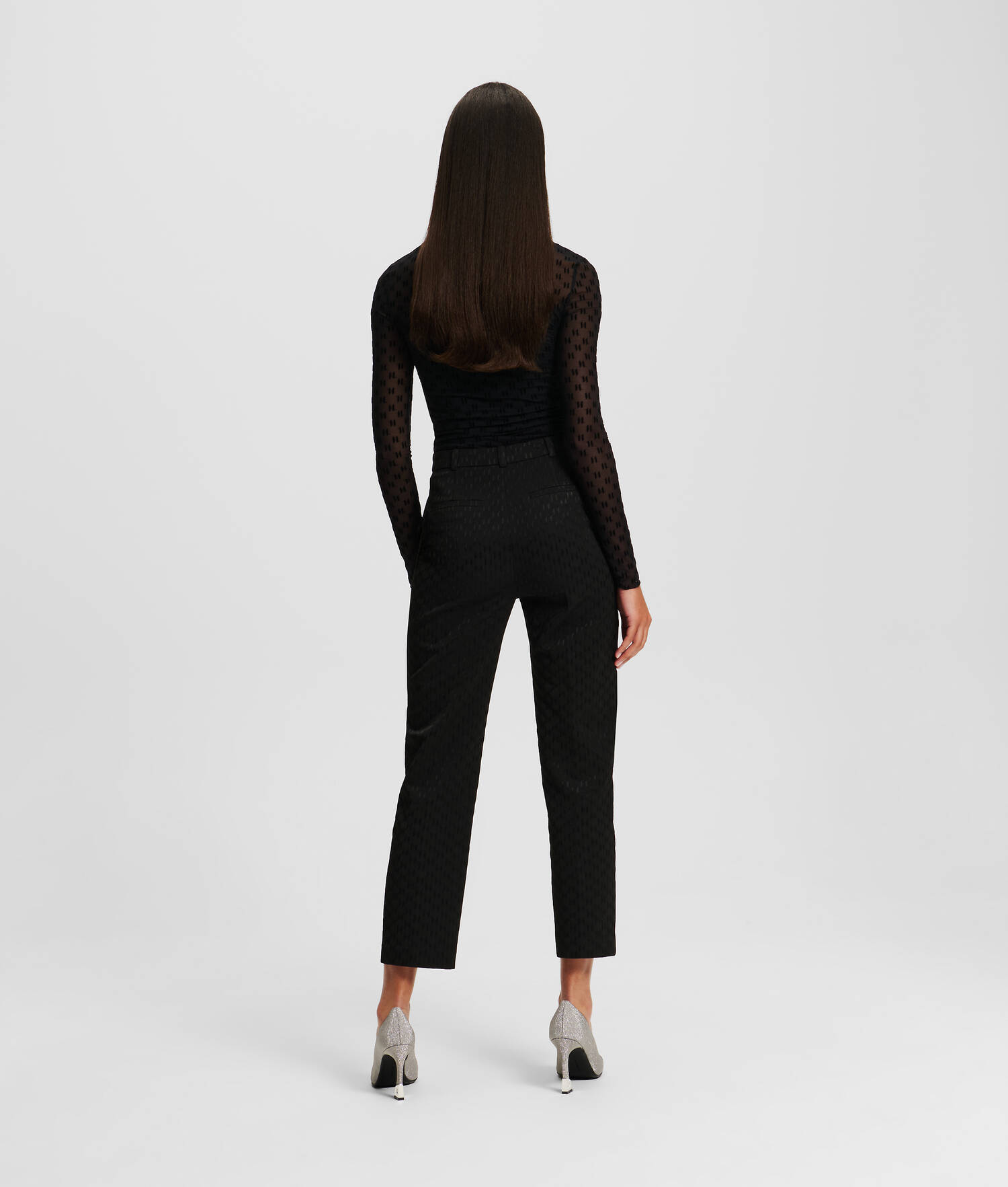 PANTALON AJUSTÉ KL MONOGRAM