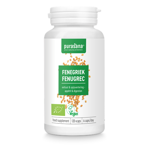 Purasana Bio Fenegriek 305 mg 120 vegacapsules