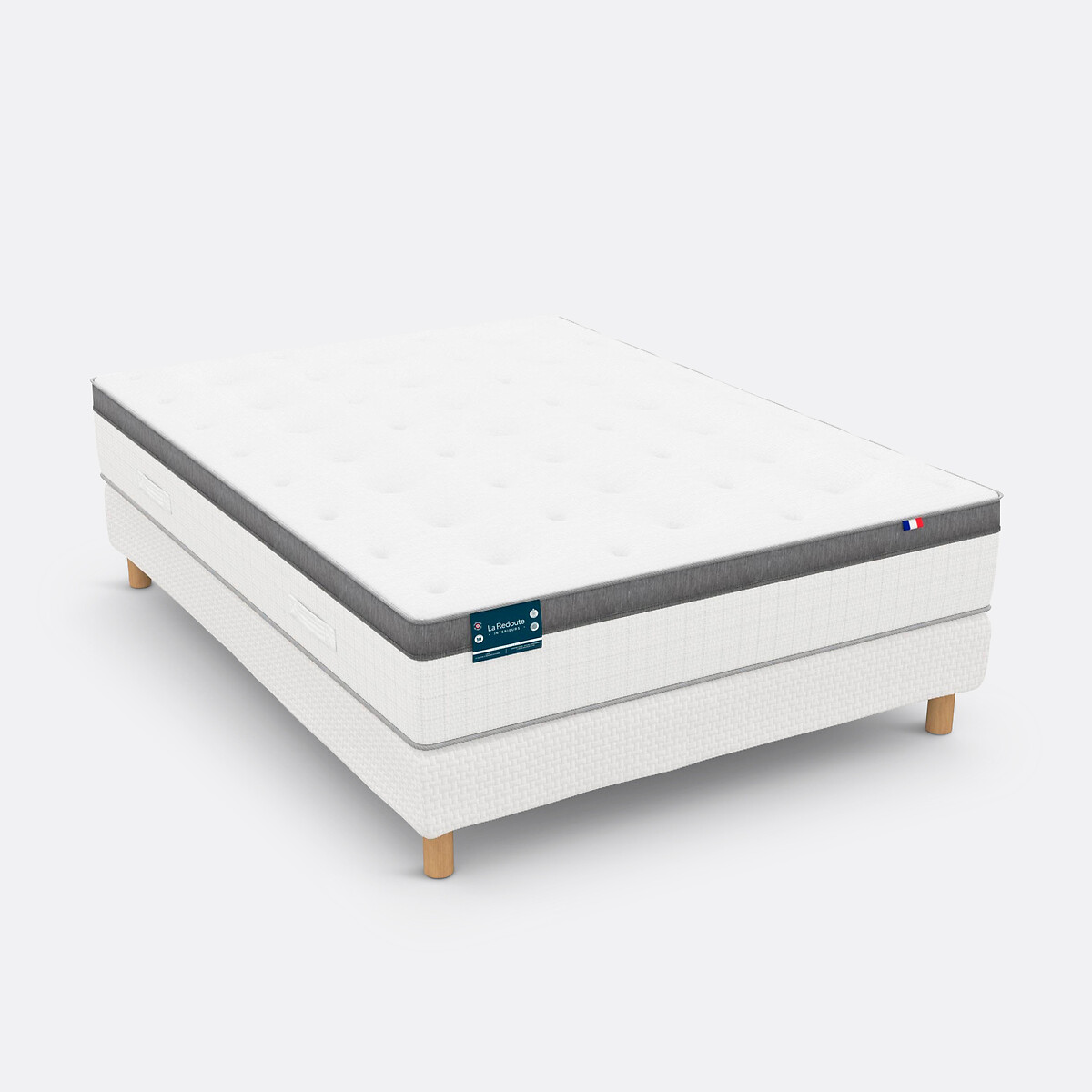 LA REDOUTE INTERIEURS<br>Box de cama decorativo com pés - 18 ripas flexíveis