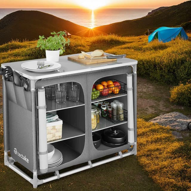 Campingskab Deluxe med 6 rum