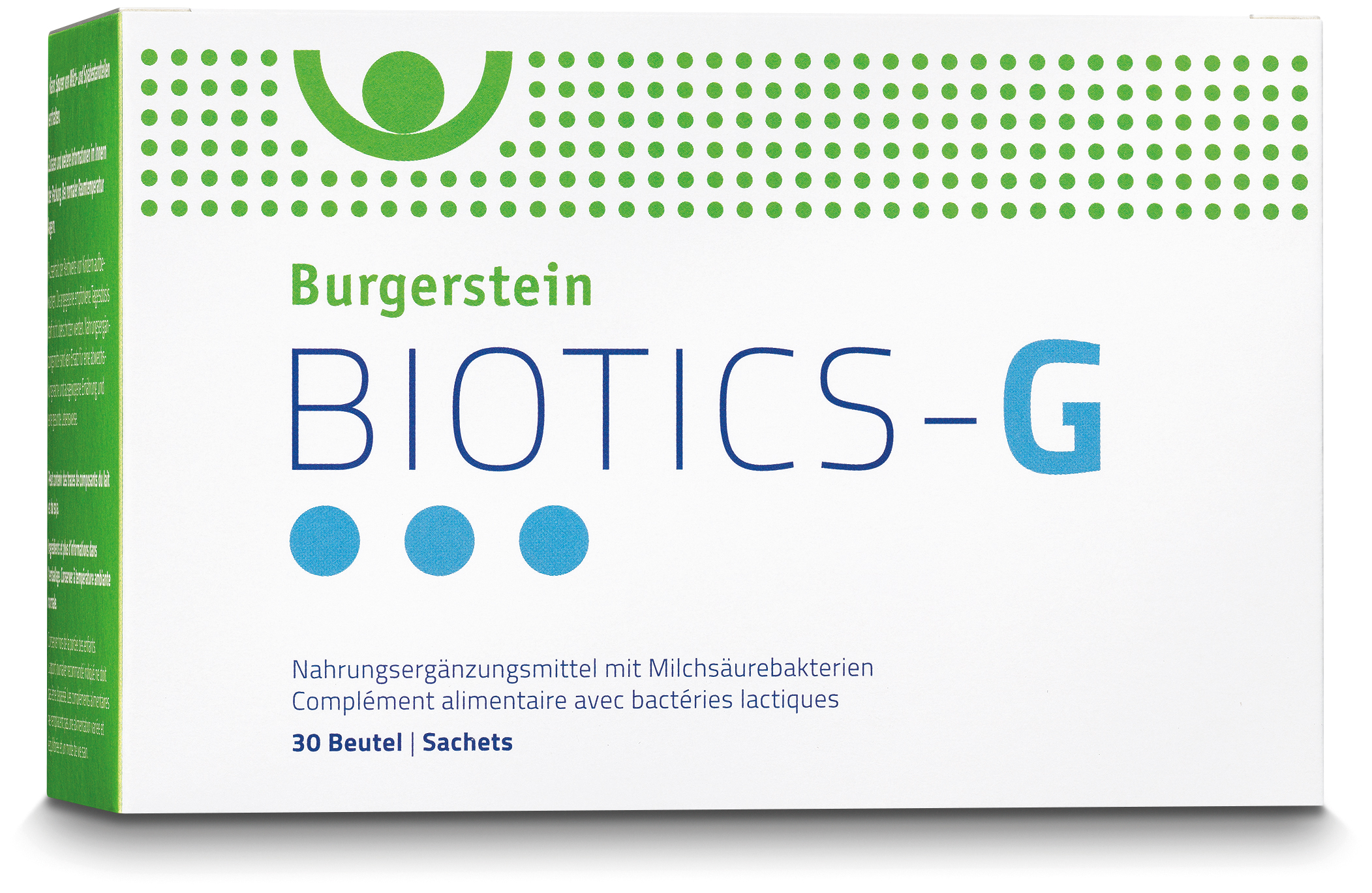 BURGERSTEIN Biotics-G<br>30 Stück, Beutel, Pulver zur Herstellung einer Lösung zum Einnehmen