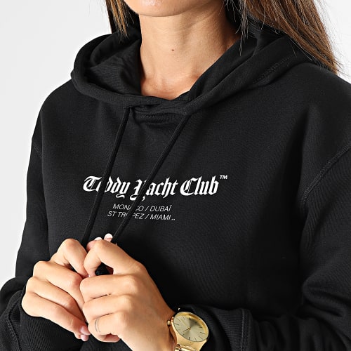 Sweat Capuche Femme Art Series Noir