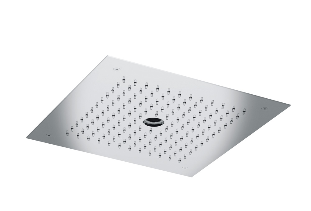 Hotbath Mate M148 inbouw hoofddouche vierkant 38cm geborsteld messing PVD
