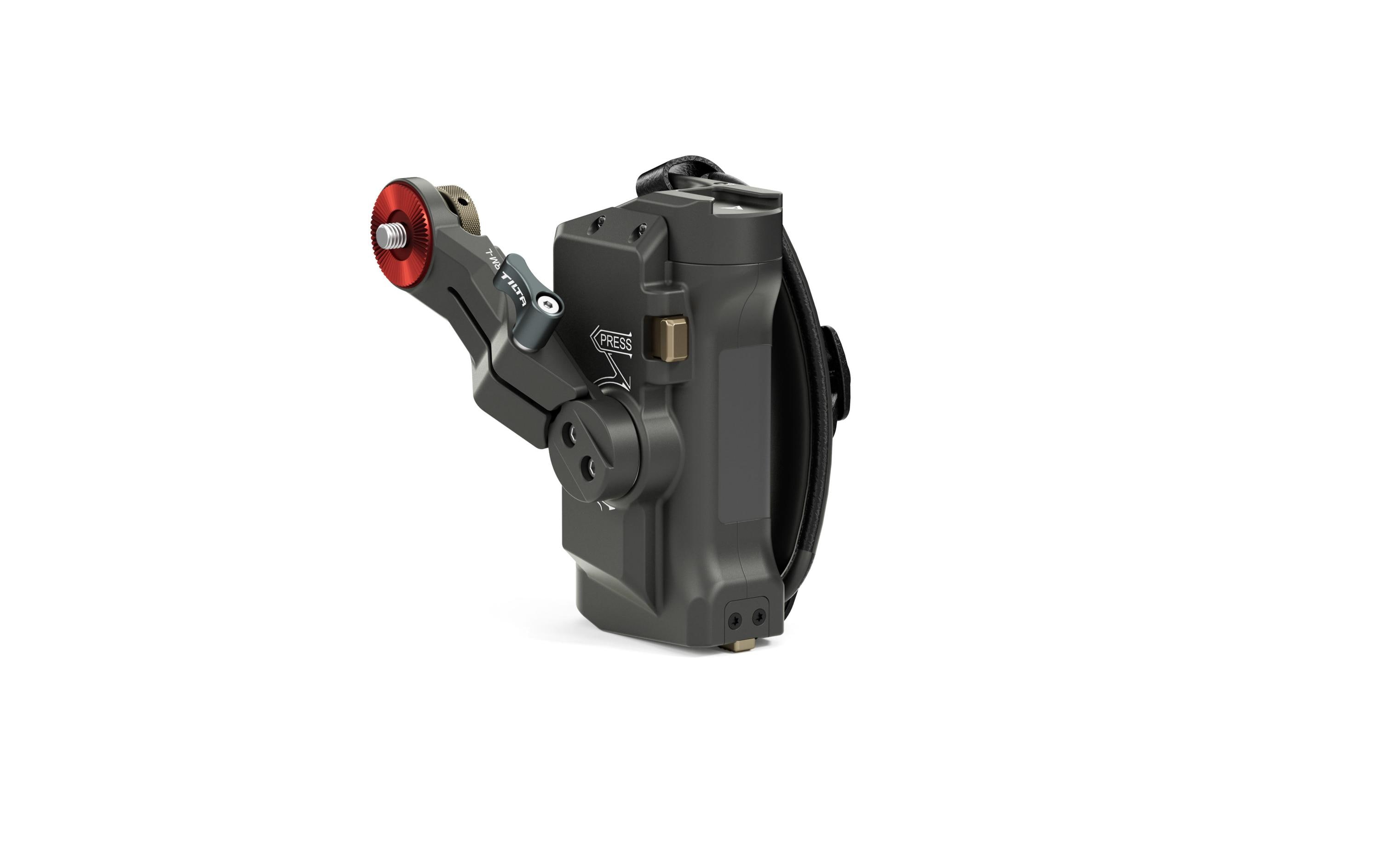 Left Side Advanced Power Handle with R/S Type V - Tilta Gray<br>Wird an der linken Seite der Tiltaing-Kamerakäfige befestigt