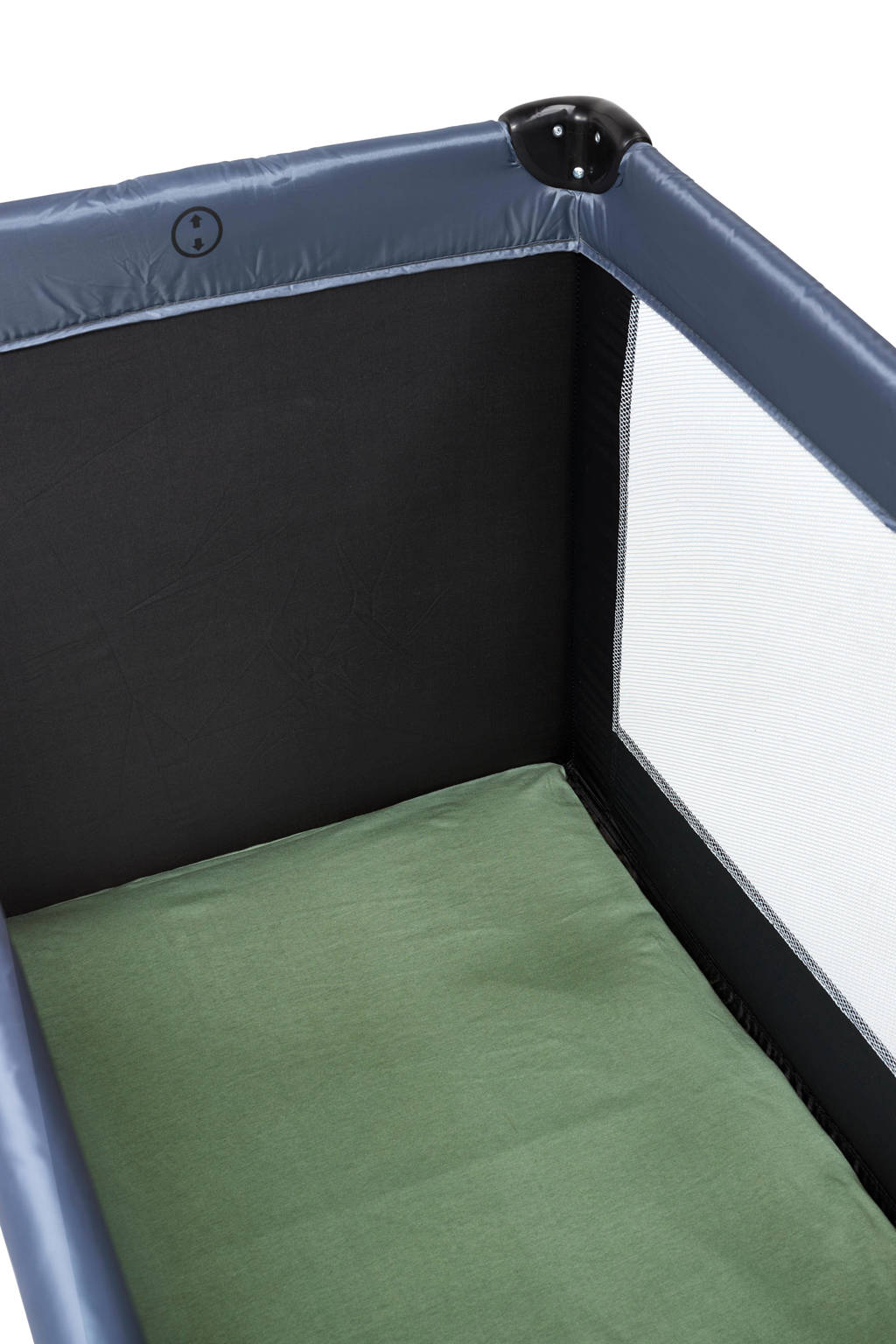 Prima lakentjekatoenen jersey matrashoes DeLuxe voor campingbed 60x120cm forest green