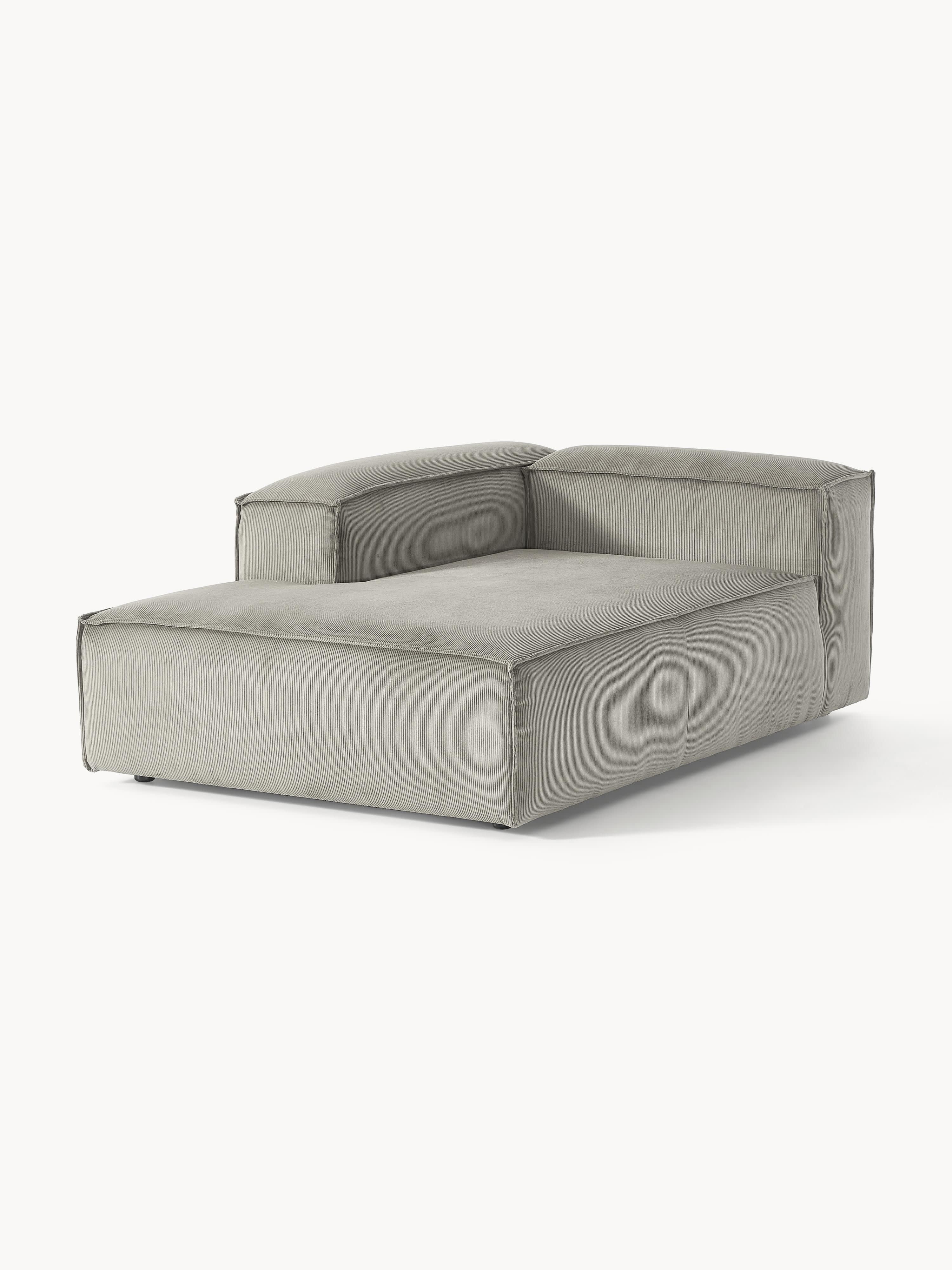 Chaise longue hoekmodule Lennon van corduroy