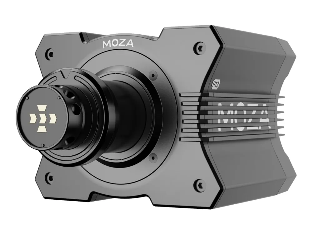 Moza Racing R12 - Ratpåsætningsbase for spilcontroller - direkte drev - sort