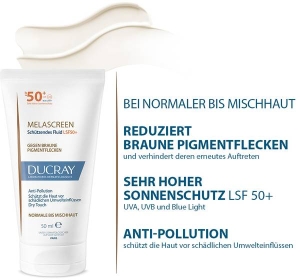 DUCRAY MELASCREEN Anti-Pigmentflecken Fluid SPF50+, 50 ml