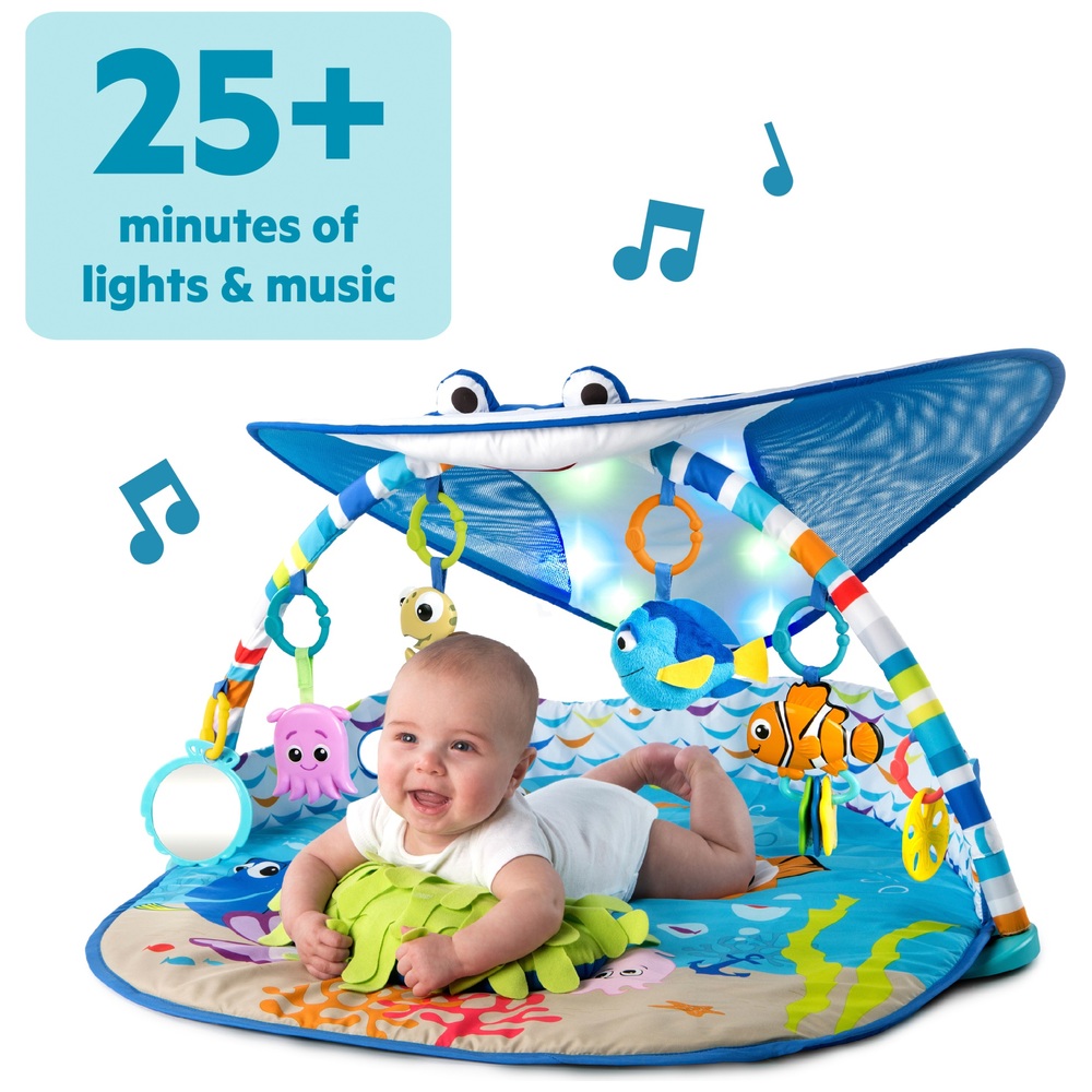 Bright Starts Findet Nemo Mr. Ray Ocean Lights Baby Gym