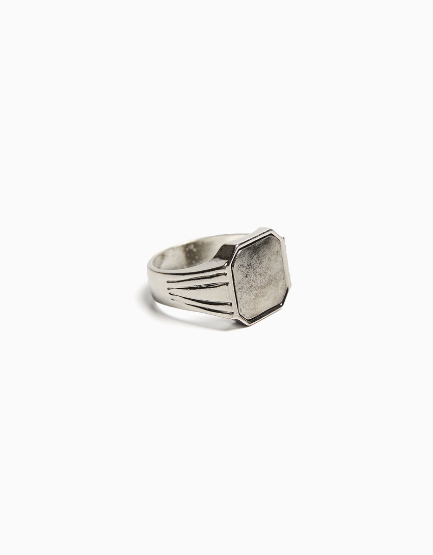 Conjunto de 3 anéis com letras e números