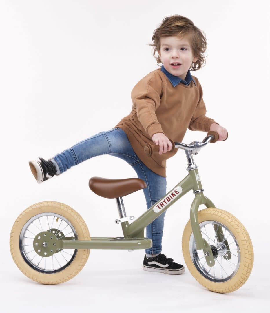 Trybike Trybike Steel Tweewieler - Vintage Green