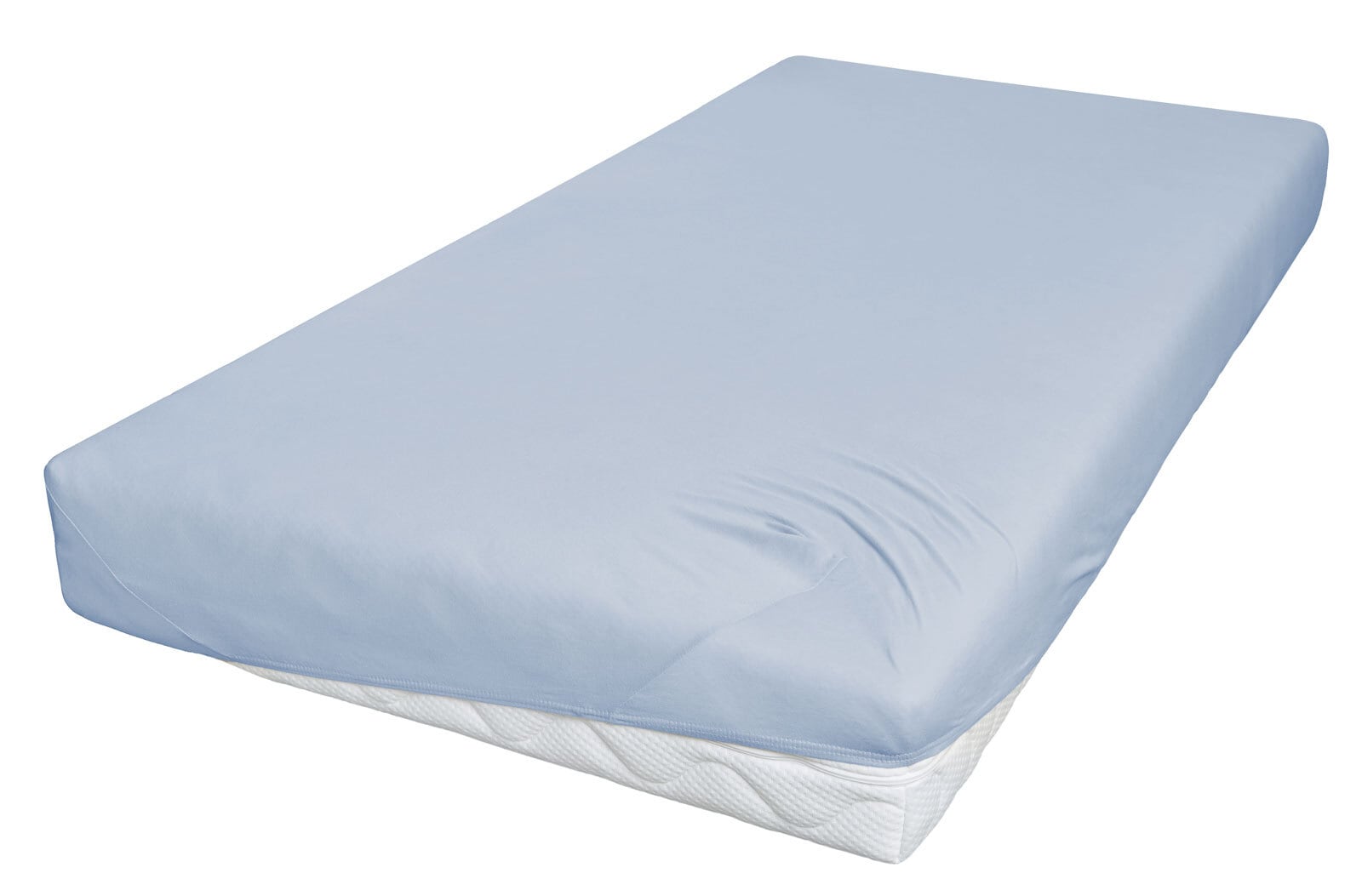 Vario Jersey-Spannbetttuch 140-160 x 200 cm blue sky