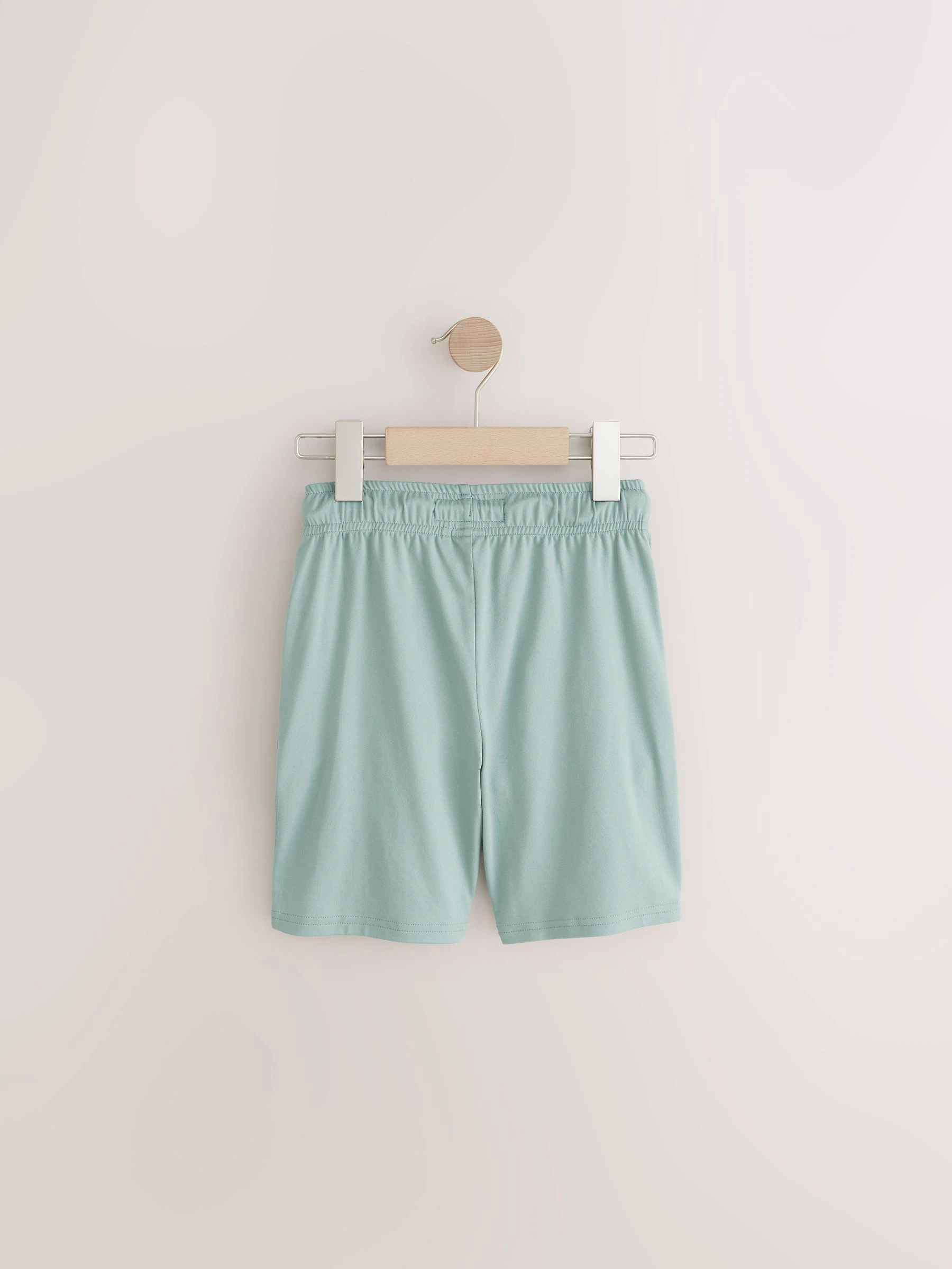 Groen/blauw - Verpakking van 2 lichtgewicht sportshorts (3-17jaar)