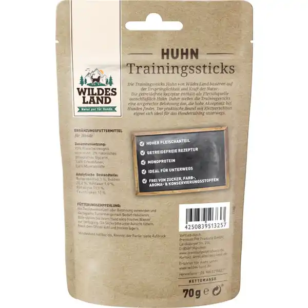 Hundesnack Trainingssticks Huhn