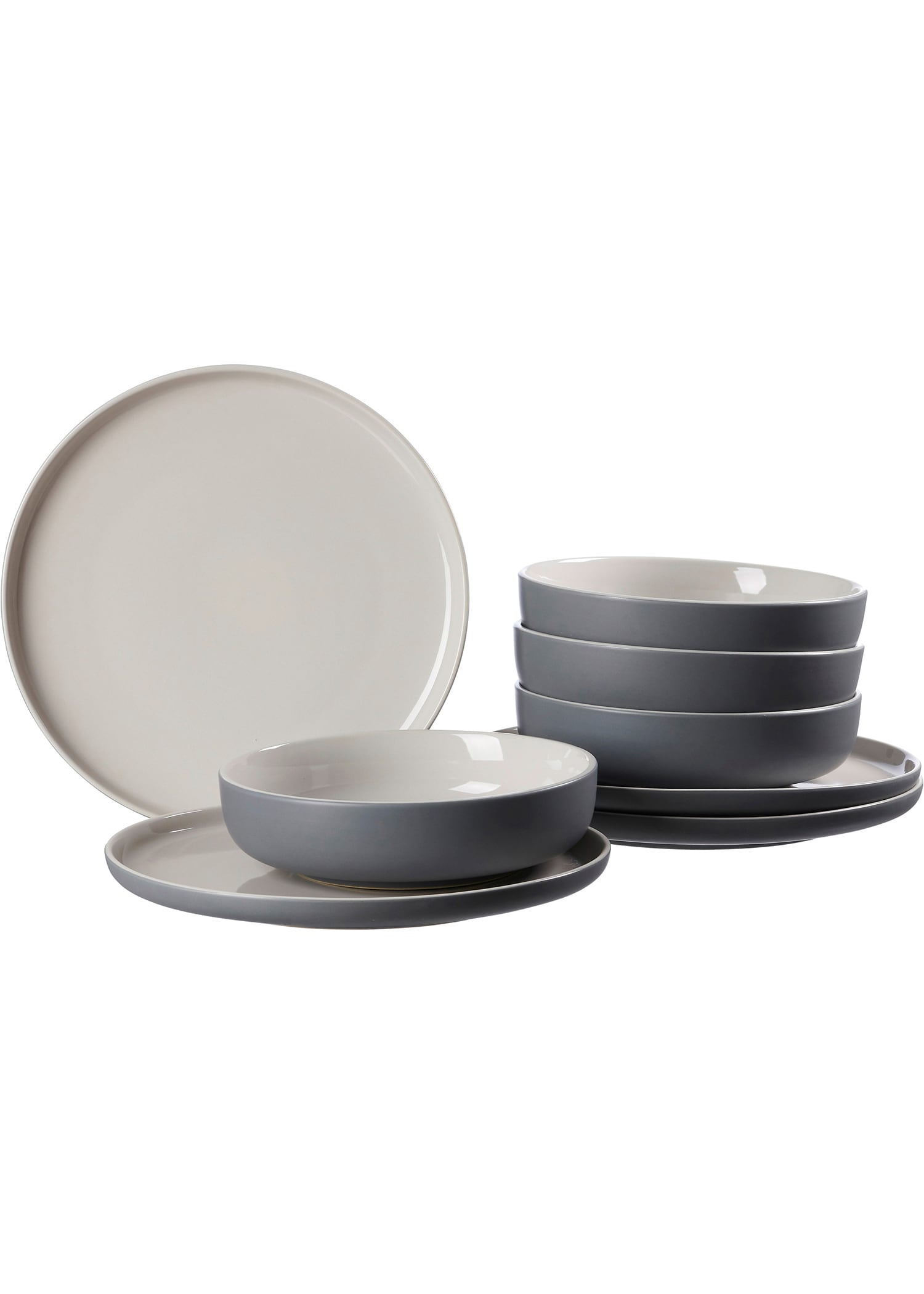 Ritzenhoff & Breker Tafelservice JASPER 8-teilig grau