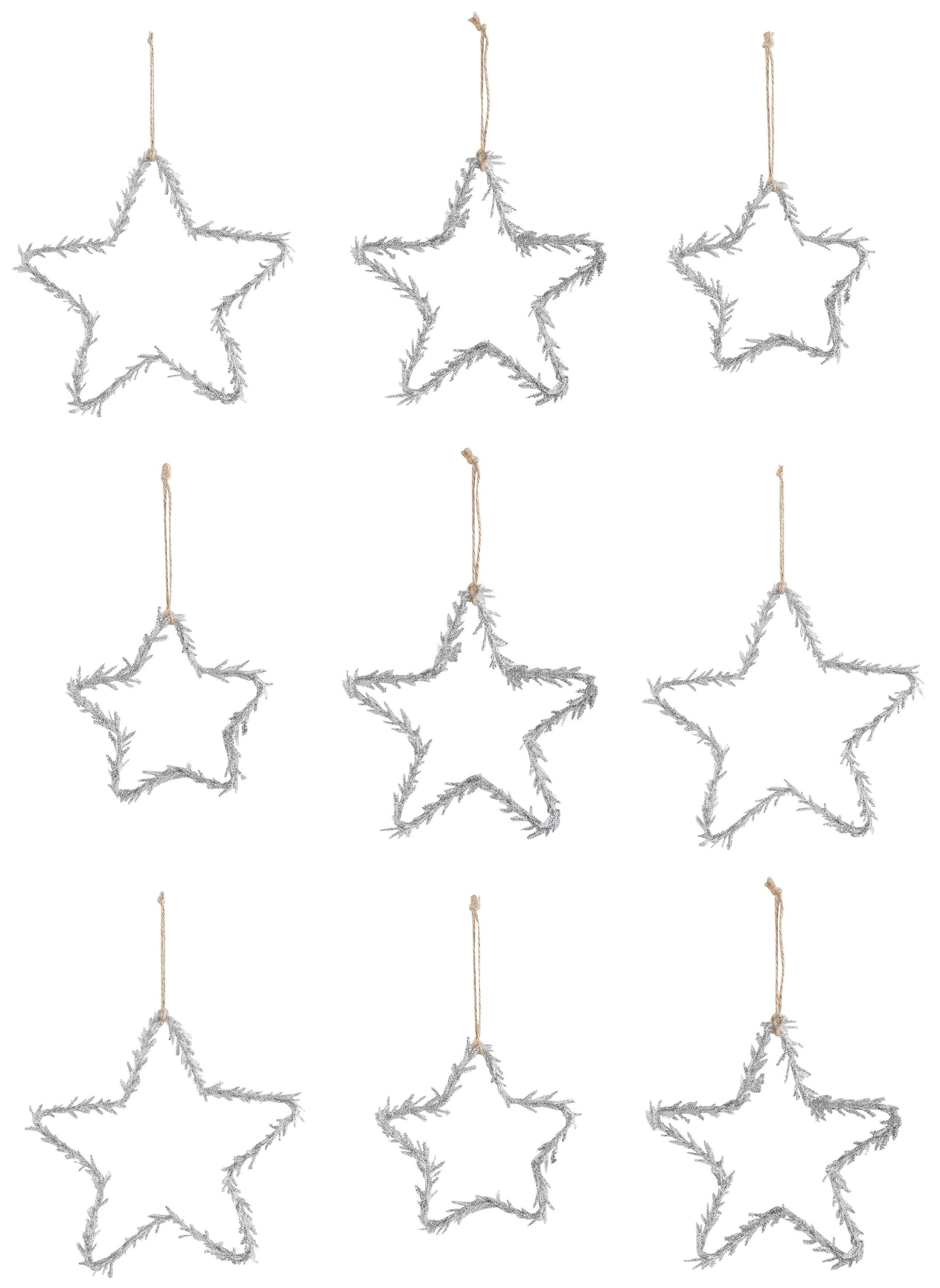Creativ deco Dekostern »Weihnachtsstern, Glitter, Weihnachtsdeko«