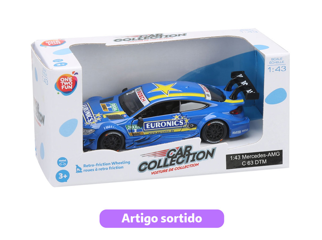 CARRO DE CORRIDA ONE TWO FUN MODELOS SORTIDOS