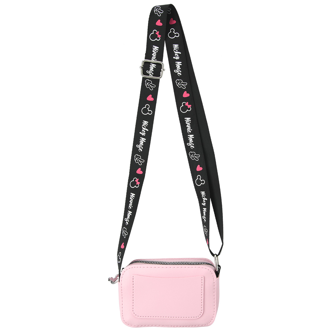 Topolino Minnie Maus Tasche mit Reißverschluss rosa
