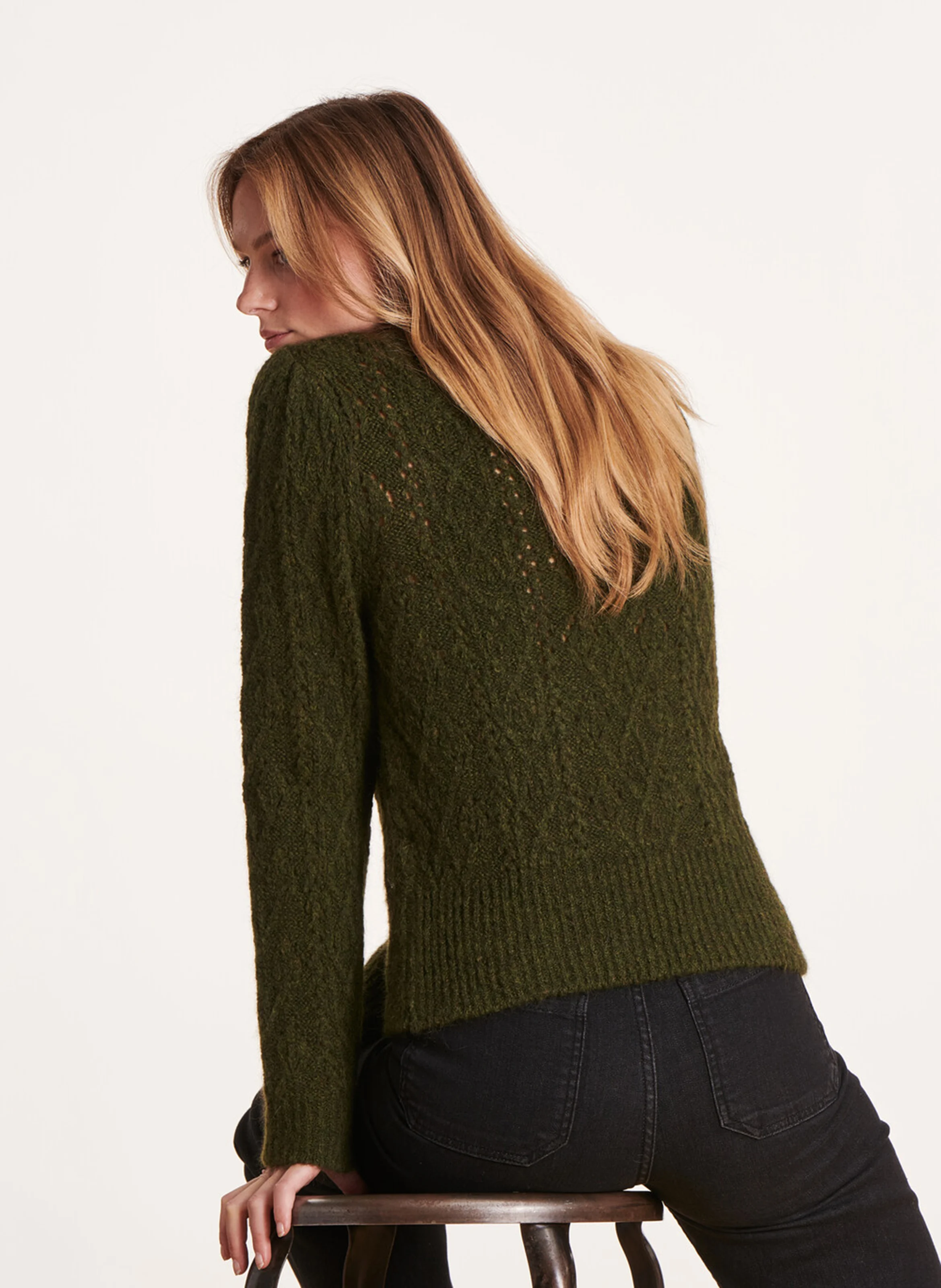 Pull col rond| Vert