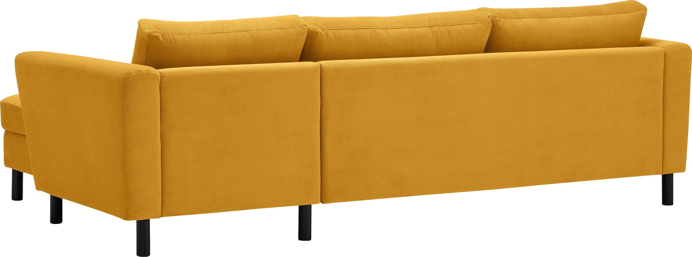 DIENER Ecksofa - Senf / B: 235.0 cm x T: 156.0 cm x H: 81.0 cm